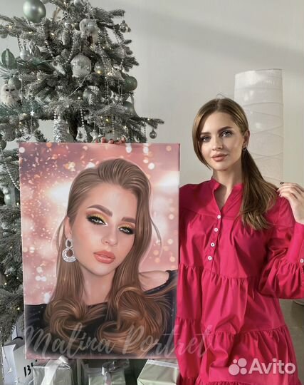 Портрет на холсте, печать по фотографии, Dream ART