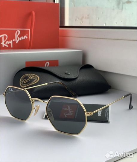 Очки ray ban octagonal черный