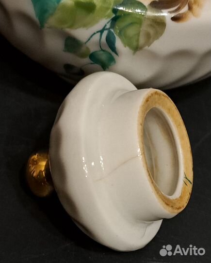 Чайник фарфоровый Мой сад, лфз, СССР