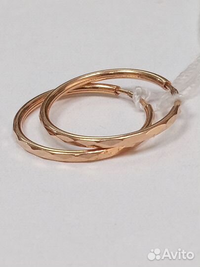 Золотые серьги