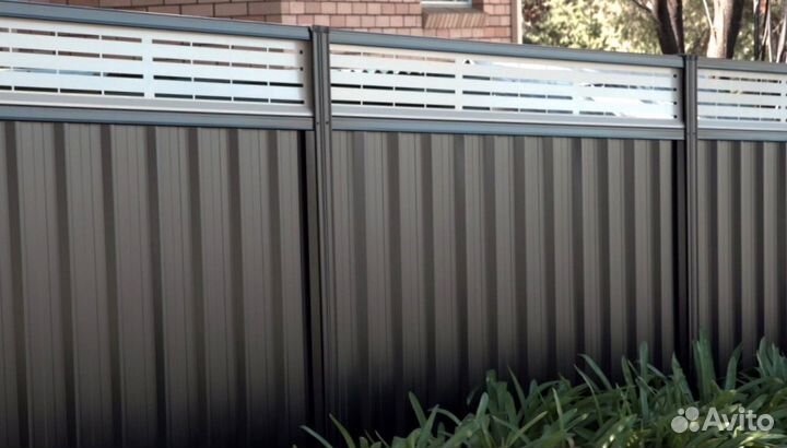 Забор из профнастила 