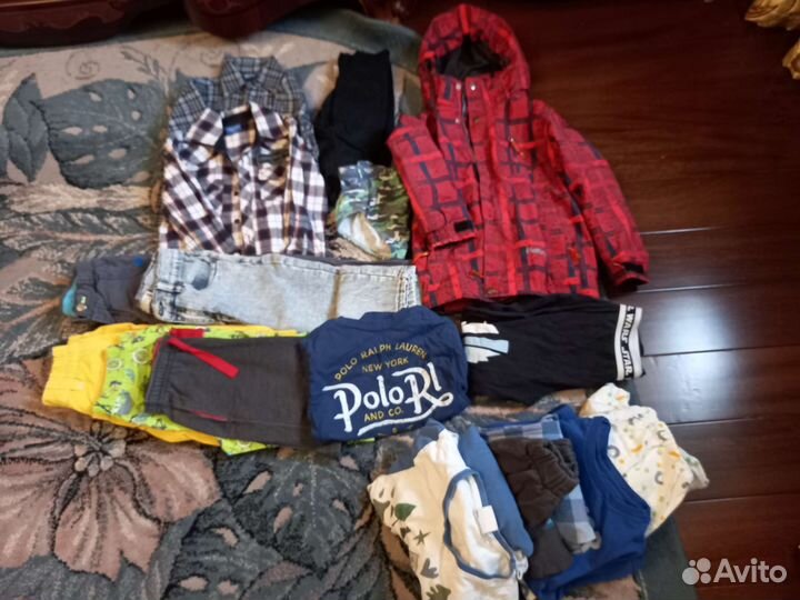 Пакет вещей на мальчика от 4 лет