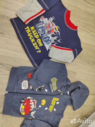Пакет вещей на мальчика р.74-80