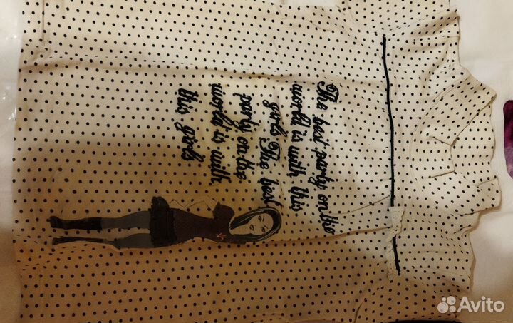 Футболки для девочки 122 128