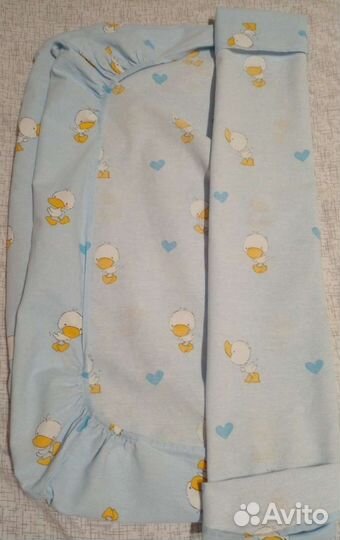 Детская простынь на резинке