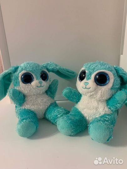 Плюшевый Мягкий Зайка Заяц Глазастик