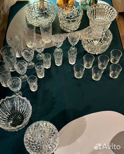 Хрусталь. Вазы. Салатники. СССР