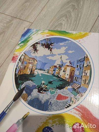 Раскраска по номерам, алмазная