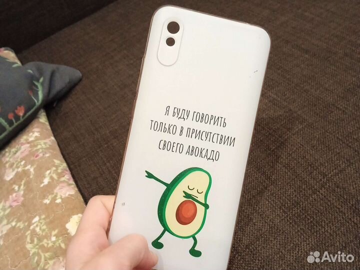 Чехол на redmi 9a женский, с защитой камеры