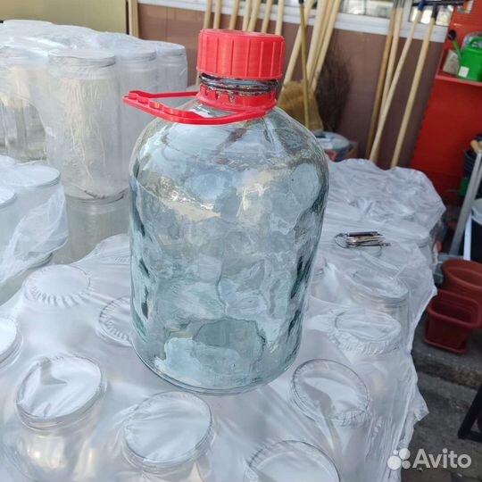 Бутылка стеклянная 20 литров