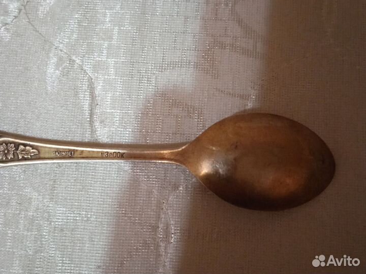 Чайные ложки СССР мельхиор серебрение