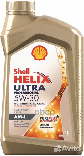 Масло моторное shell Helix Ultra Professional A