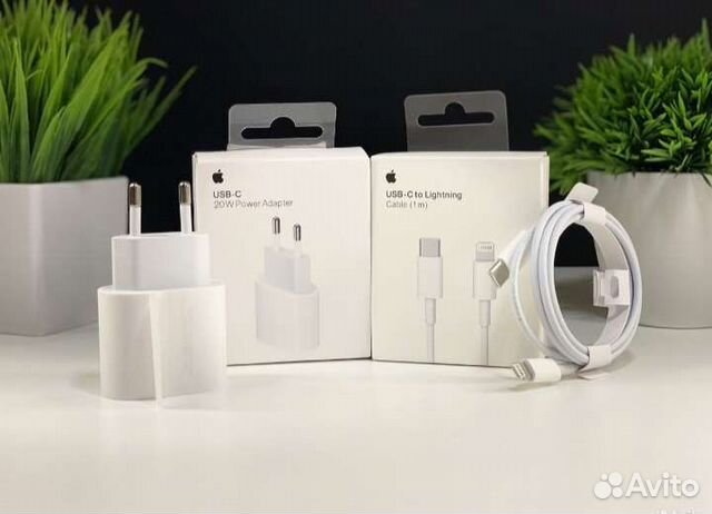 Зарядка на iPhone 20w (комплект) оригинал