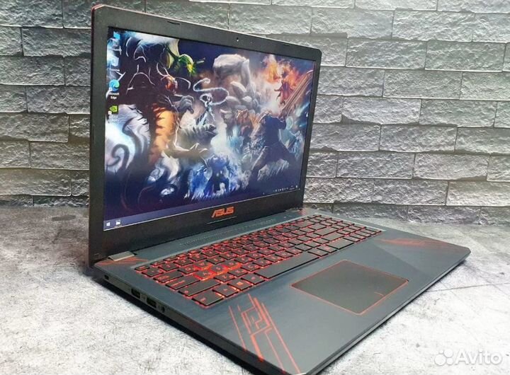 Игровой ноутбук asus core i7 / 512Gb / 12Gb / GTX