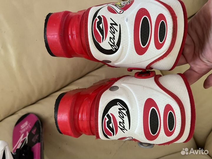 Горные лыжи K2 на рост 76 см с ботинками