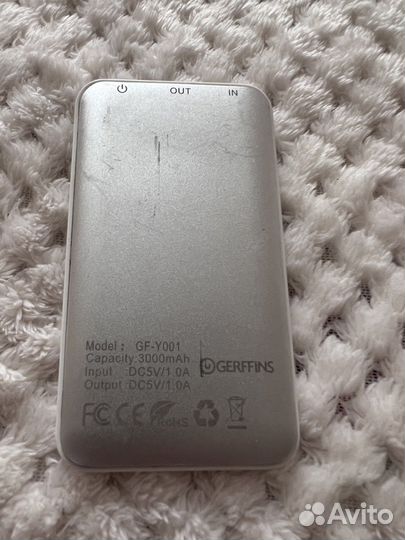 Внешний аккумулятор power bank 3000 mah