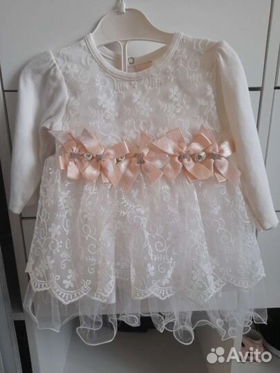 Платье для девочки 86
