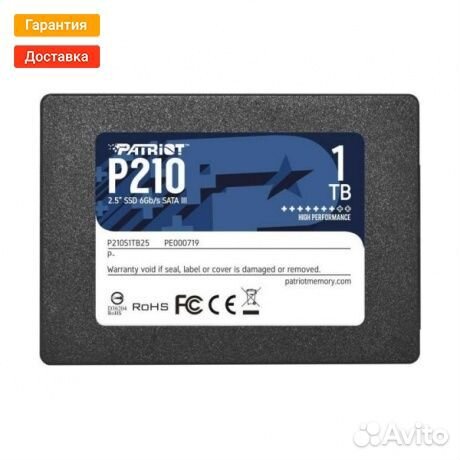 Накопитель SSD Patriot P210 1Tb (P210S1TB25)