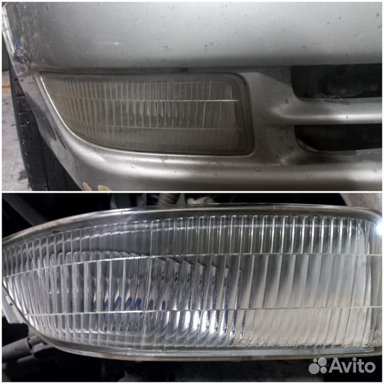 Химическое восстановление фар авто
