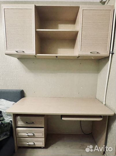 Компьютерный стол антресоль и тумба 2 комплекта