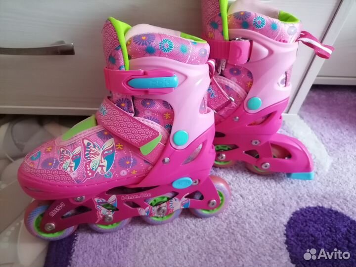 Ролики раздвижные 30-33 р-р