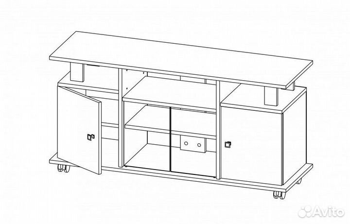 Тумба тв Венге