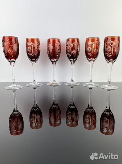 Хрустальные бокалы Nachtmann traube, рубин