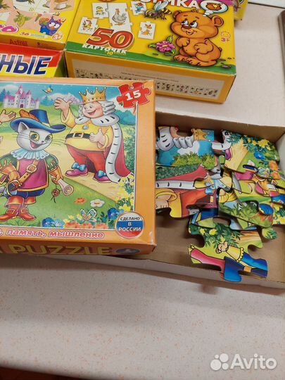 Настольные игры, пазлы, развивашки