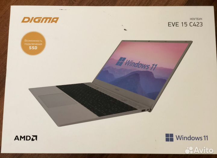 Ноутбук digma eve 15 c 423