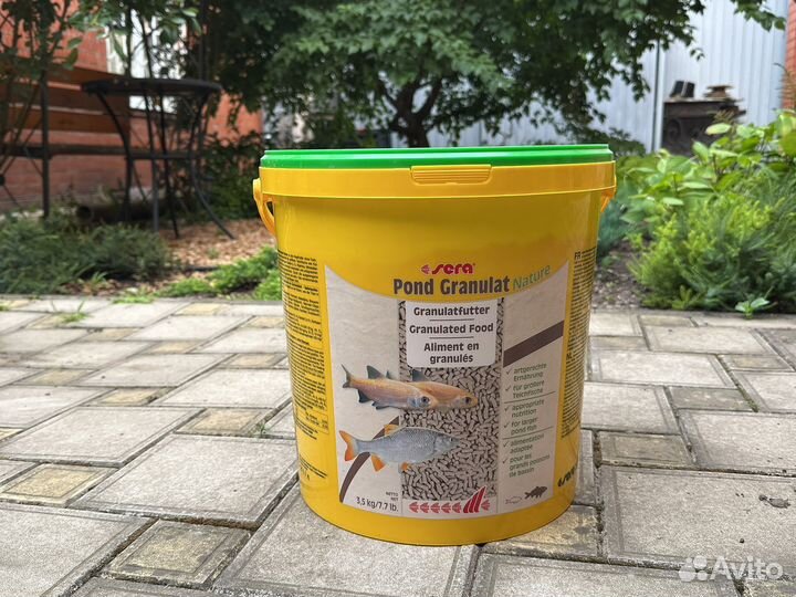 Sera pond garanulat nature корм для прудовых рыб