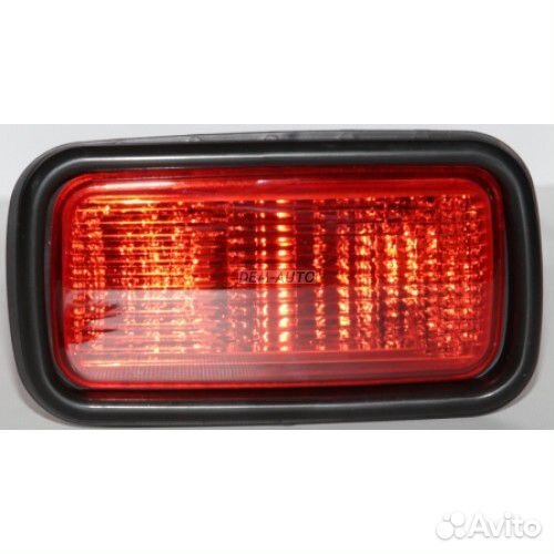 Катафот в бампер задний в сборе с рамкой lancer IX