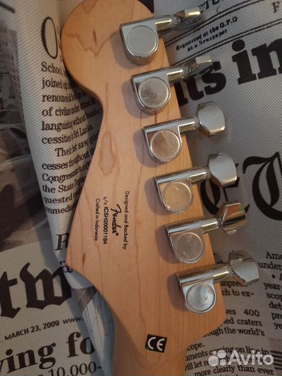 Электрогитара fender squier stratocaster