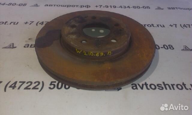 Диск тормозной вентилируемый передний mersedesben