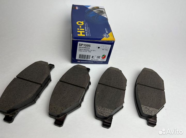 Тормозные колодки передние Polo V,VI Golf IV