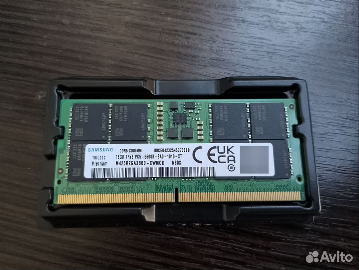 Sodimm 5600 ddr5 16 gb samsung