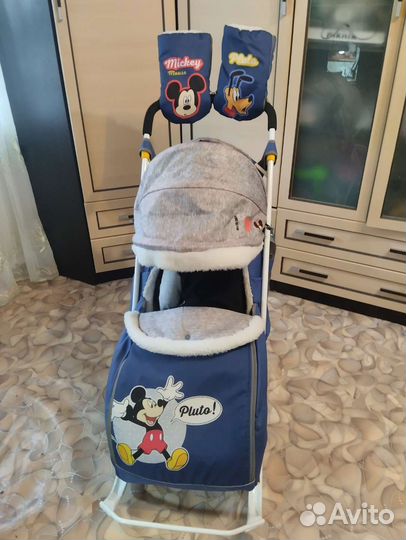 Коляска санки