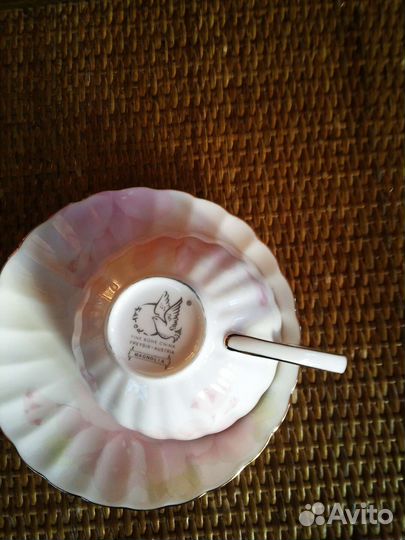 Чашка с блюдцем фарфор, винтаж