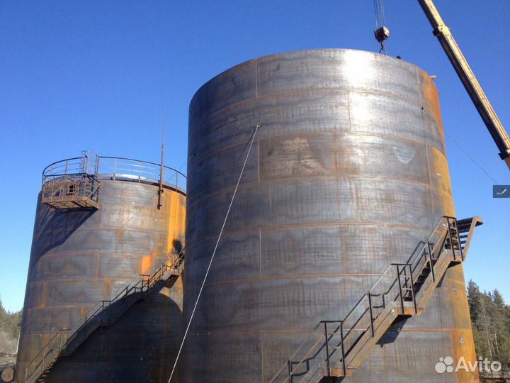 Резервуары вертикальные 1500/1000/700 м3 для Воды