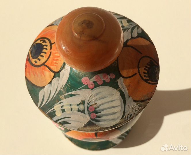 Вазочка на ножке с крышкой