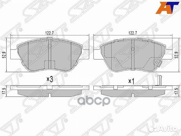 Колодки тормозные перед opel corsa D 06/corsa C