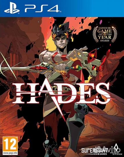 Sony PS4 диск Hades,абсолютно новый,запечатан,рус
