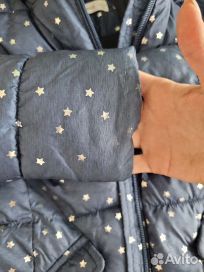 Пуховик зимний mango для девочки 128