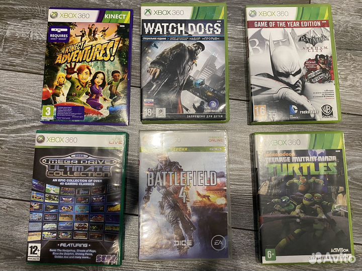 Диски на xbox 360