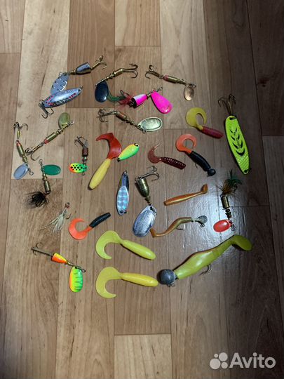 Силиконовые приманки и блесна