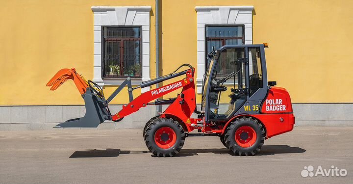 Мини-погрузчик Polar Badger WL35, 2023