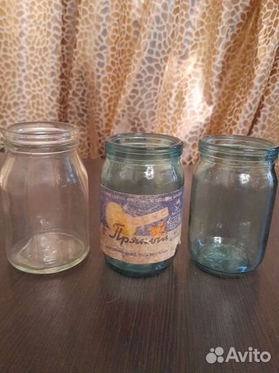 Винтажные бутылки и банки из СССР