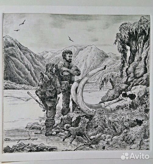 Офорты, гравюры, пейзажи, художник В. И. Смирнов