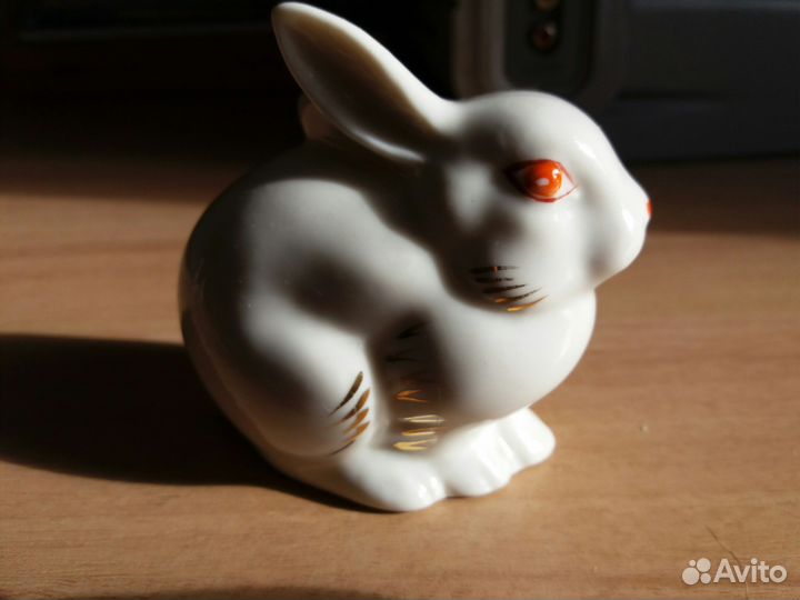 Фарфор. Зайчик. Винтаж. зхк Полонное 70-е