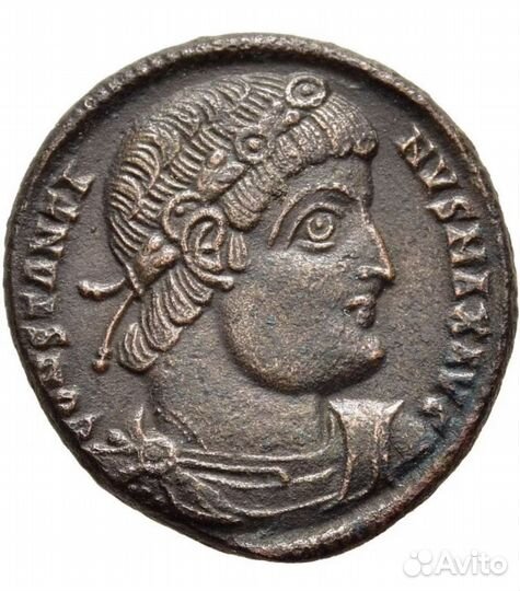 Константин 1 великий Фоллис. Рим Антиохия. Солдаты