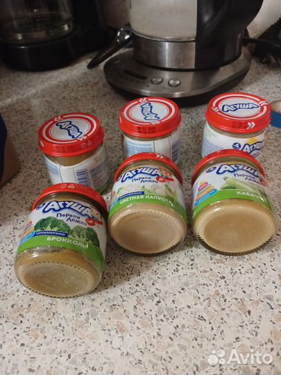 Детское питание, пюре, каши (Агуша)